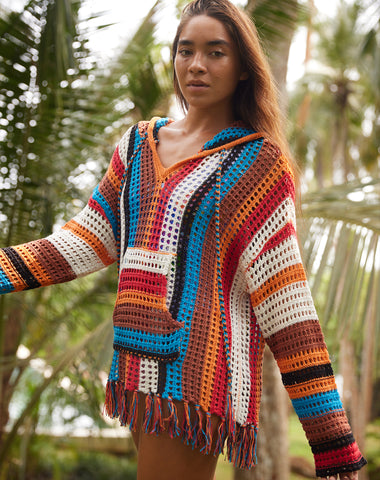 Stella Crochet Colorful Hoodie