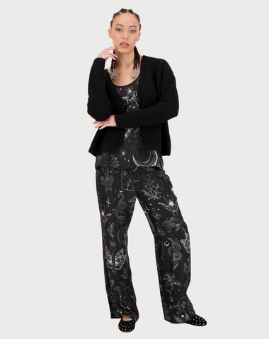 Irene Black Cardigan