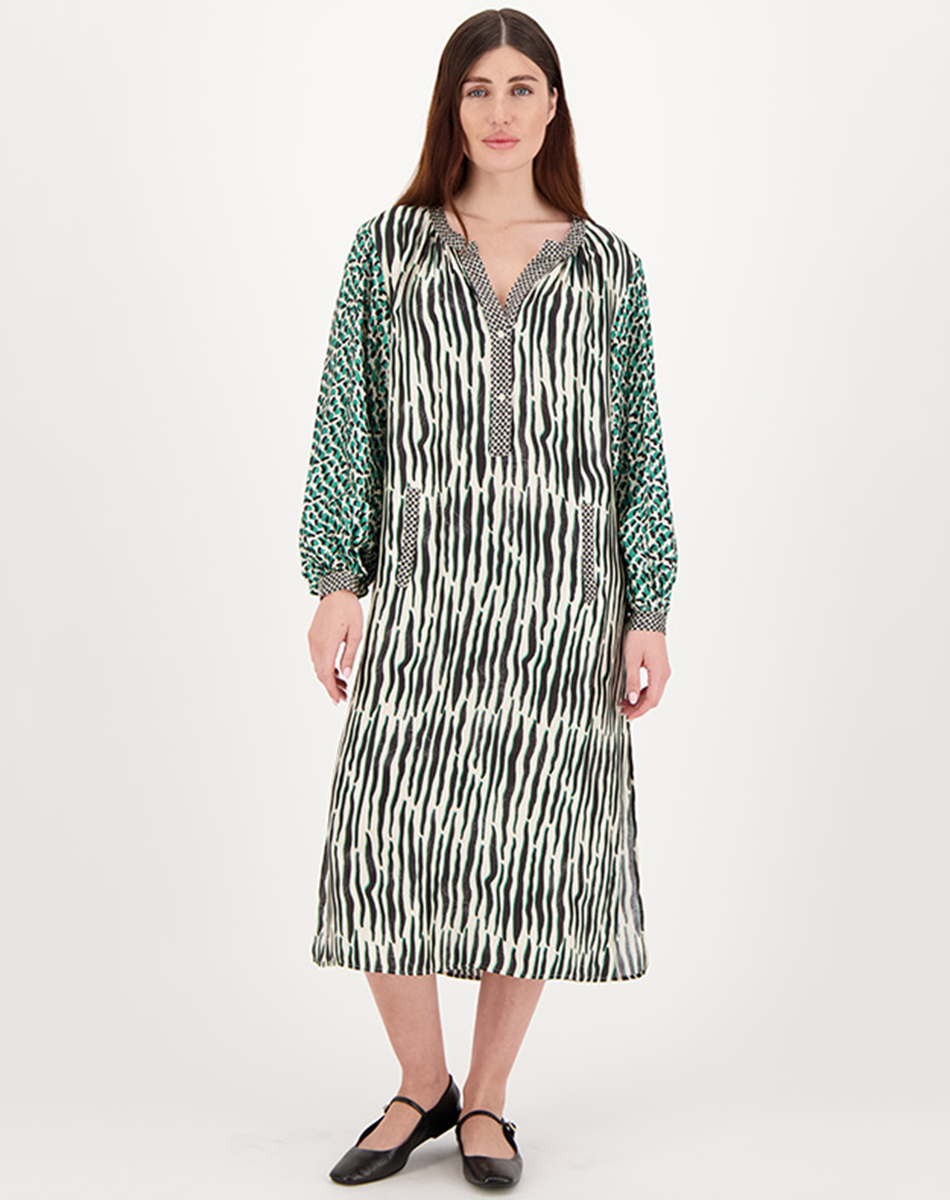 Hannah Black Spot Cotton Dress