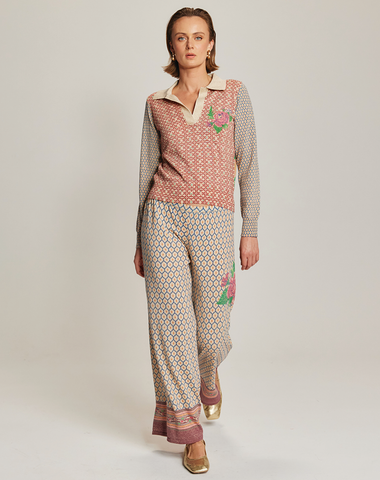 Millie Shipibo Polo Knit