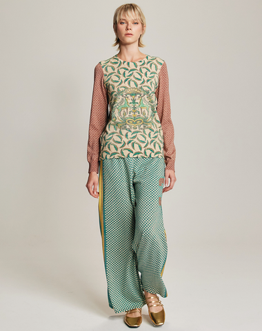 Emerta Sporty Jade Knit Top