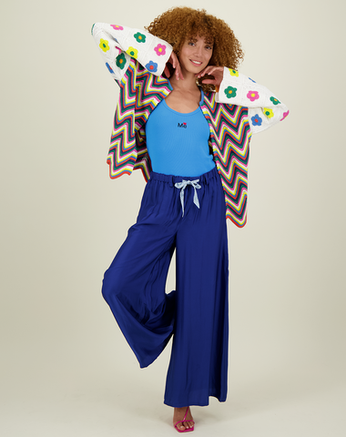 Julie Colorful Crochet Cardigan