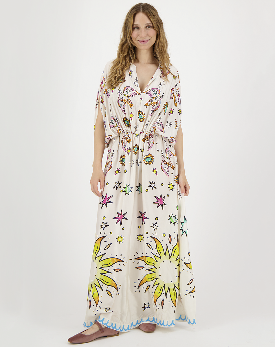Elarose Kaftan Dress