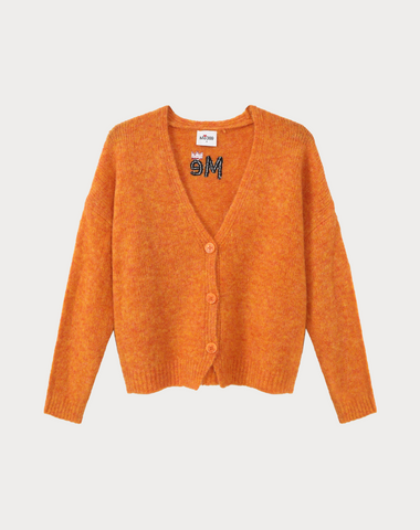 Irene Orange Cardigan