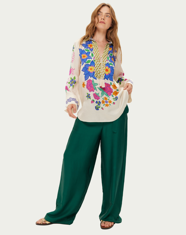 Mia Markers String Tie Blouse