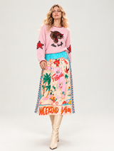 Alexa Florida Printed Skirt
