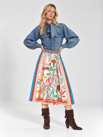 Vanessa Paradiso Midi Skirt