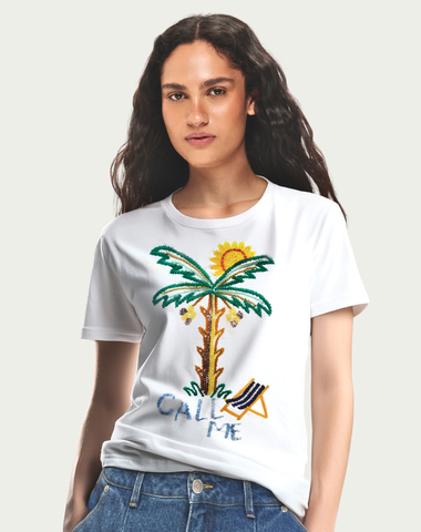 Sia Palm Tree T-Shirt
