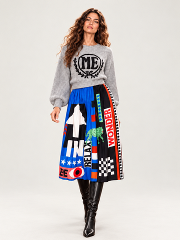 Joy Lover Printed Skirt