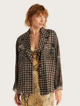 Audrey Noir Muse Collar Jacket