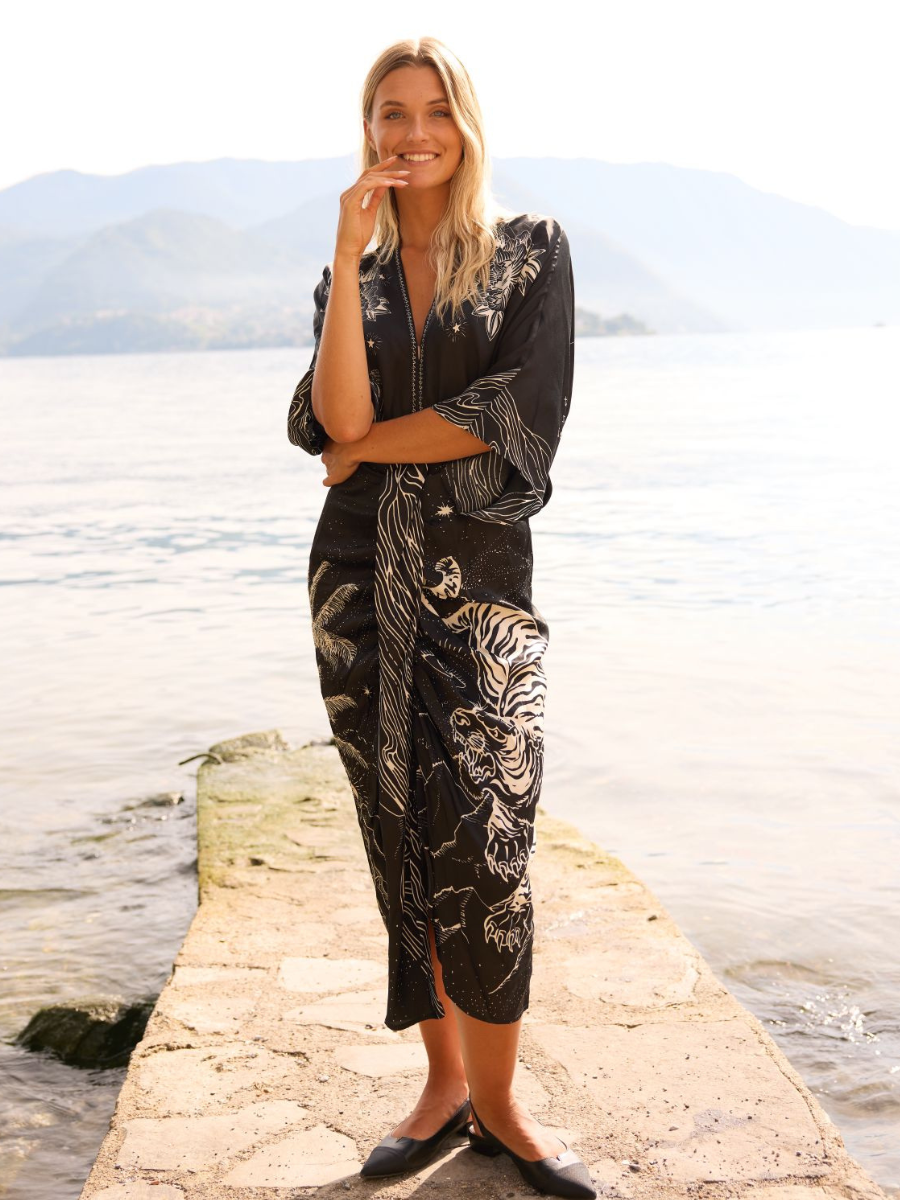 Sophia Kimono Black Magic Dress Me369 Sophia Kimono Black Magic Dress Me369