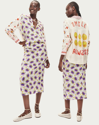 Valery Markers Pencil Skirt