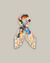 Sara Black Denim Headkerchief