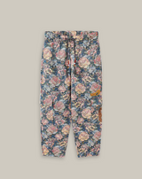 Harmony Rose Blue Jacquard Pants