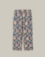 Riley Rose Blue Jacquard Pants