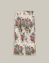 Harmony Rose Red Jacquard Pants