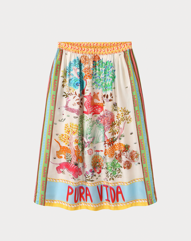 Vanessa Pura Vida Midi Skirt