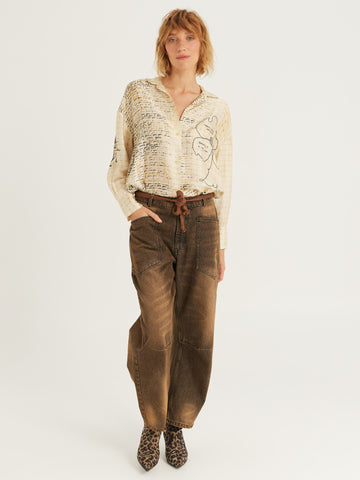 Paker Noir Muse Collar Shirt