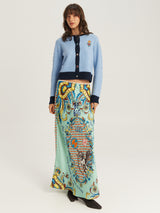 Sofi Blue Knit Cardigan