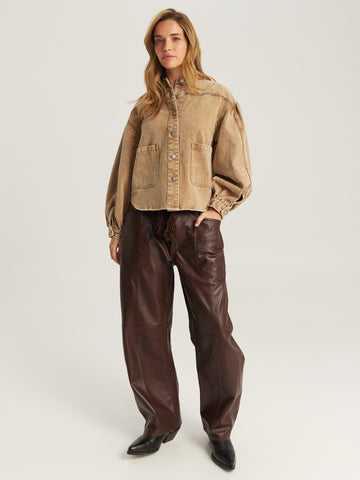 Roux Mustard Drill Jacket