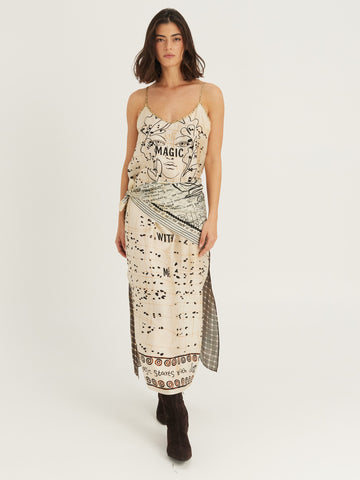 Olivia Noir Muse Camisole Dress