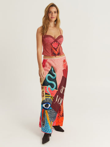 Emery Red Aura Corset
