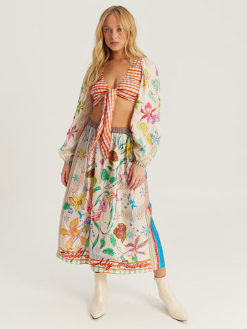 Vanessa Paradiso Midi Skirt