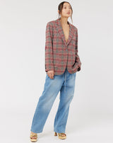 Linda Tartan Tiger Jacket