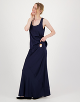 Holly Blue Black Solid Tank Top