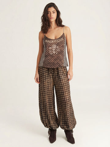 Adline Noir Muse Thank Top