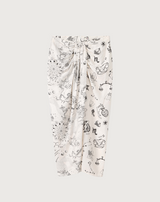Luna Zodiac Tie Front Skirt