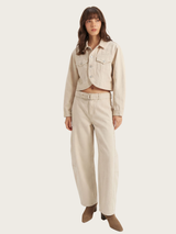 Cosmic Natural Belted Pants