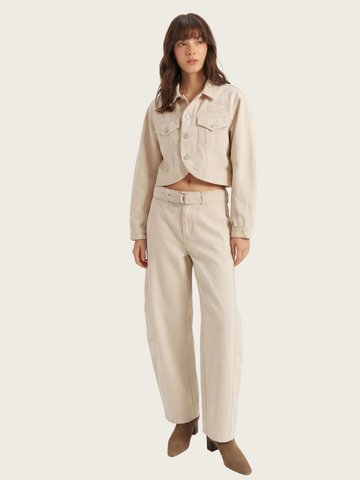 Cosmic Natural Belted Pants
