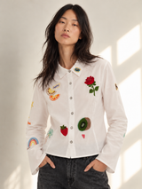 Rona Slim Embroidered Shirt