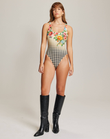 Tessa Black Denim Swimsuit