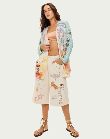 Mykonos Runic Whisper Cardigan