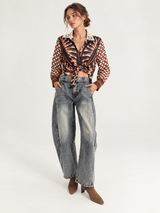 Cosmic Blue Denim Belted