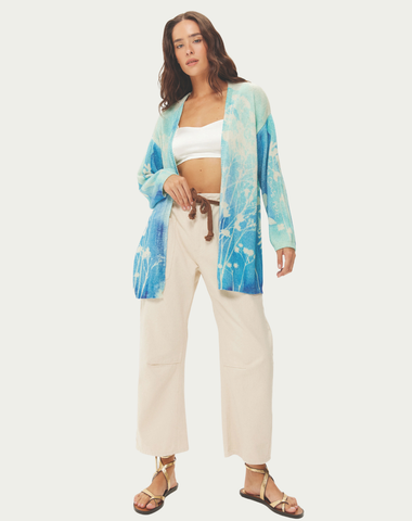 Mykonos Indigo Cardigan