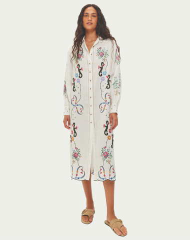 Daisey Embroidered Dress