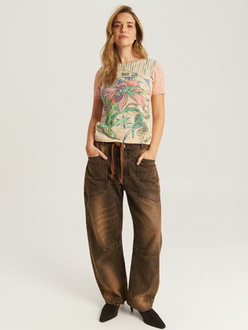 Jono Brown Tapered Denim Pants