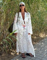 Adela Lace Long Dress