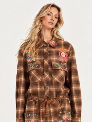 Heritage Powder Embroidered Shirt