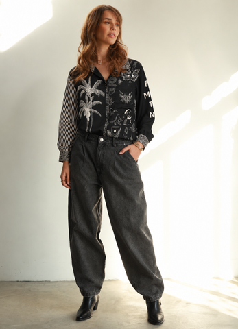 Nava Baggy Tapered Pants