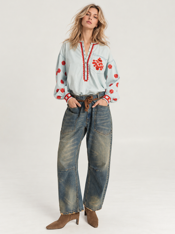 Jono Tapered Denim Pants