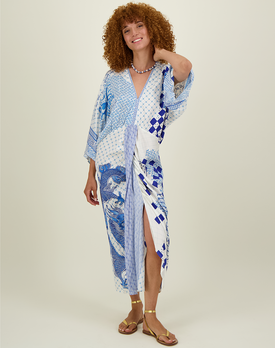 Sophia Kimono Amalfi Dress Me369 Sophia Kimono Amalfi Dress Me369