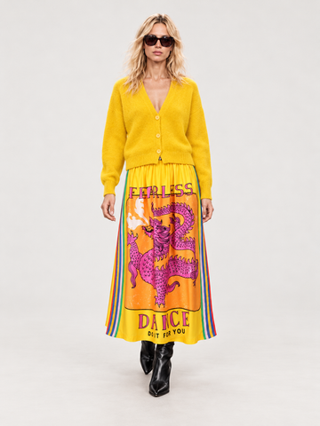 Alexa Fearless Dance Printed Skirt
