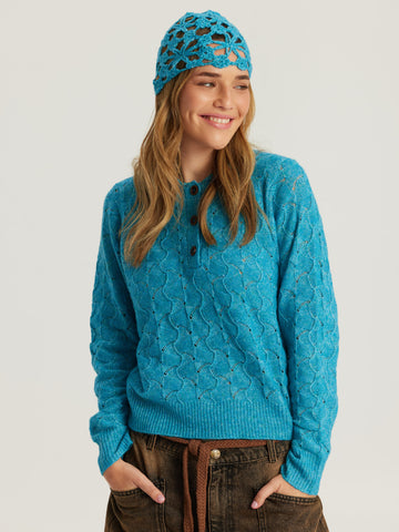 Ailani Blue Crochet Hat