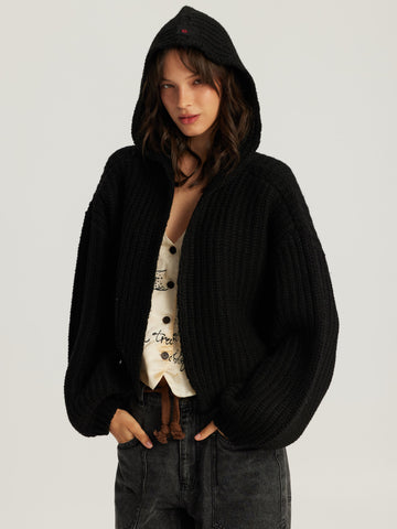 Romi Black Hoodie