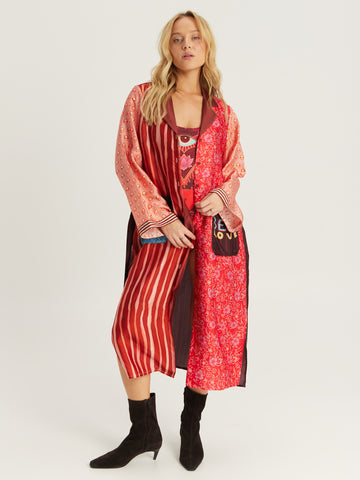 Nova Red Aura Kimono