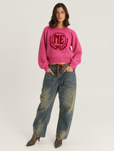 Milac Pink Cropped Knit